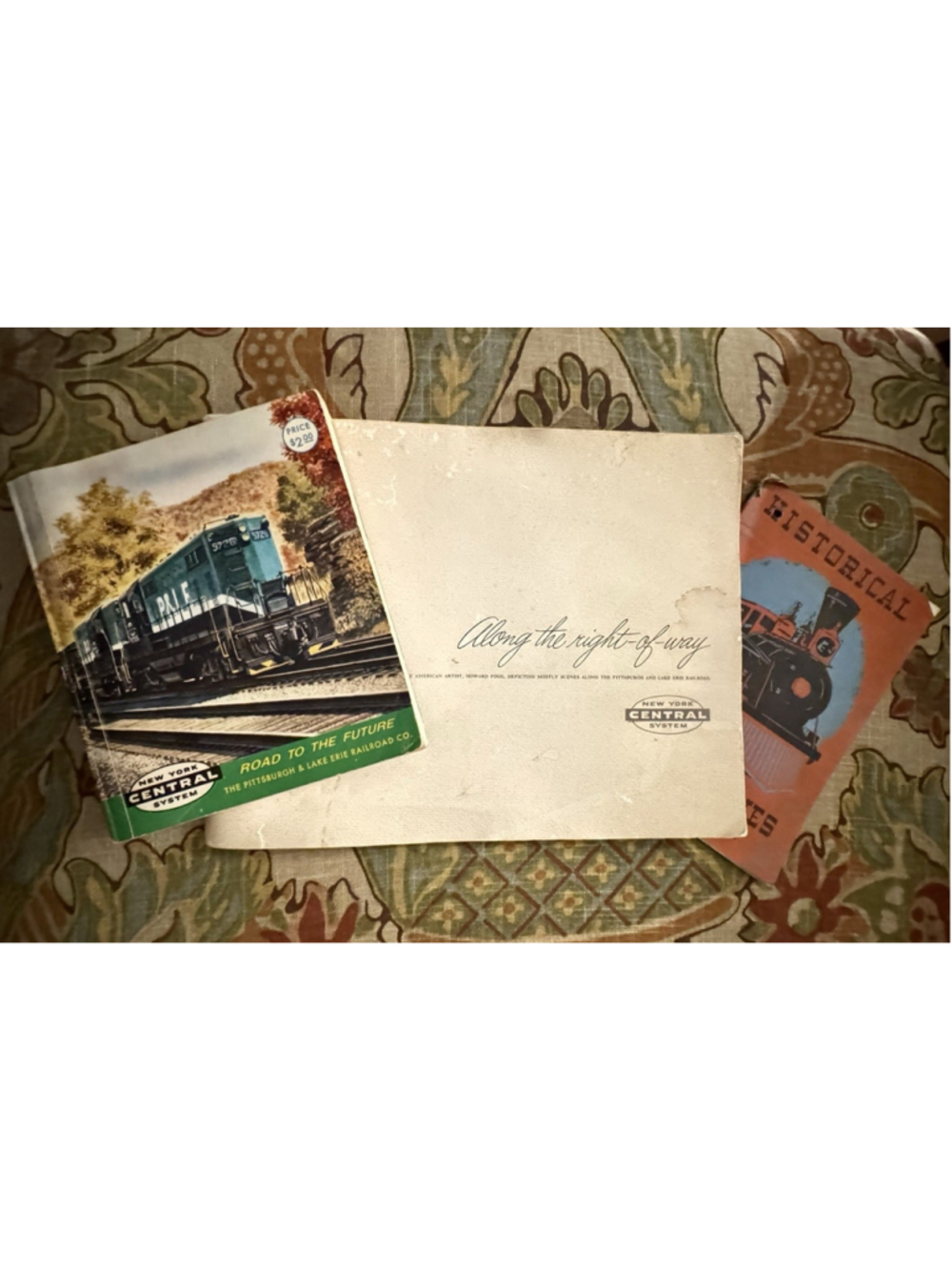 Howard Fogg P&LE Railroad Book Lot 1964 + 1936 Historical Locomotives